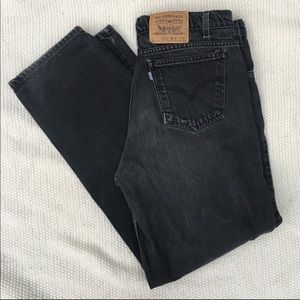 90’s Styled Black High-Waisted Levi’s
